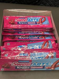 lot 157 image: WY 4 - SweeTARTS Ropes Cherry Punch 24-Pack, 1.8oz Each (Best by July 2025)
