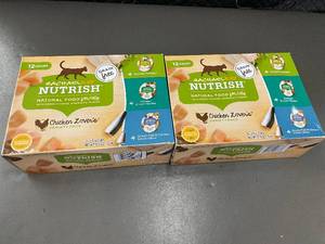 lot 205 image: Rachael Ray Nutrish Cat Food, Chicken Lovers Variety, 2x 12-ct Packs