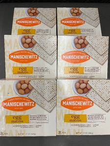 lot 246 image: UT 1 - Manischewitz Egg Matzos 12 oz - Pack of 6 Boxes