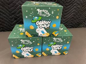 lot 304 image: CO 4 - Roxberry Galaxy Gulp Citrus - Kids Fruit & Veggie Fizz - 4-7.5 oz Cans (3 Boxes)