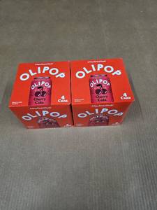 lot 359 image: BP - 2x OLIPOP Cherry Cola 4-Packs Cans - Best By June 2026