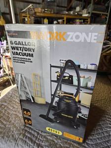 WorkZone 6 Gallon Wet/Dry Vacuum Model 45151