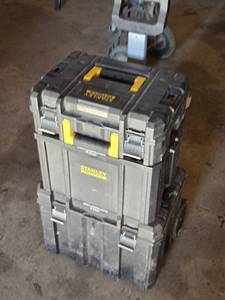 lot 36 image: Stanley FatMax Rolling Tool Box Set including TSTAK System Boxes