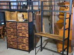 lot 94 image: RL-594T Loft Bed with Desk and Storage Unit - Appears to be complete