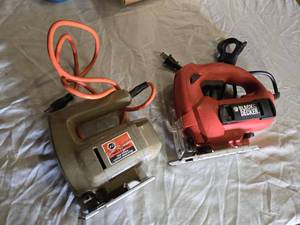 lot 131 image: Black & Decker Jigsaws including JS500 and 7514-39 Models