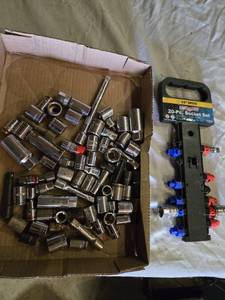 lot 179 image: Variety of 38 drive Sockets