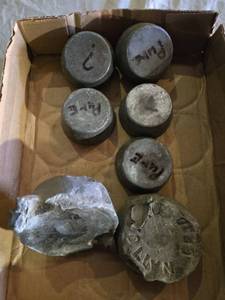 lot 198 image: National Lead Ingots including Pure Lead Ingots - About 13lbs