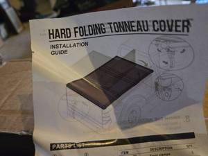lot 205 image: Tono King Truck Bed Tonneau Cover Hard Tri-Fold Style