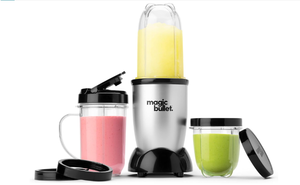 lot 267 image: Magic Bullet Blender, Small, Silver, 11 Piece Set