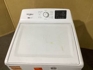 4.2 - 4.3 Cu. Ft. Whirlpool® Top Load Washer with 2-in-1 Removable Agitator. USED.