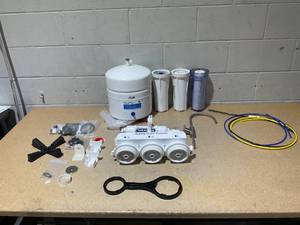 lot 26 image: iSpring RCC7, NSF Certified, High Capacity Under Sink 5-Stage Reverse Osmosis Water Filter, RO Drinking System, 75 GPD, Brushed Nickel Faucet