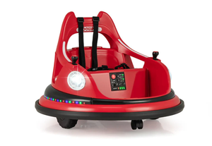 lot 71 image: 12V Kids Ride On Bumper Car 360° Spin Electric Toy Car with Remote Control and Dual Joysticks for Boys Girls