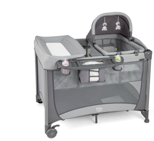 lot 72 image: Babyjoy 5 in 1 Portable Baby Playard Nursery Center with Cradle & Storage Basket