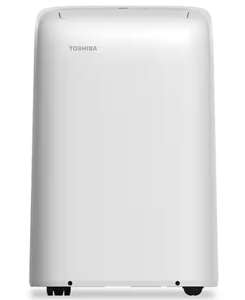 lot 57 image: Toshiba 8,000 BTU Portable Air Conditioner Cools 350 Sq. Ft. with Dehumidifier and Remote Control in White
