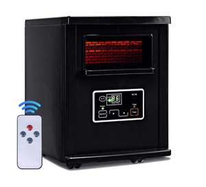 lot 280 image: 1500W Infrared Space Heater Portable Quartz Mini Electric Heater with Remote Control