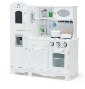 lot 332 image: Costway Kitchen Pretend Play Cookware Set Toys for Kids with Water Dispenser