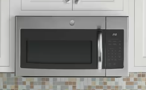 lot 407 image: GE 1.6 cu. ft. Over-the-Range Microwave in Stainless Steel