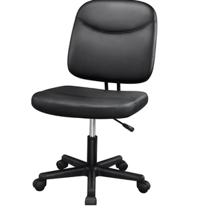 lot 409 image: Yaheetech Armless Mid-Back Office Chair