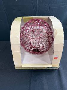 lot 112 image: Garden Decor Beads and Wire Ball