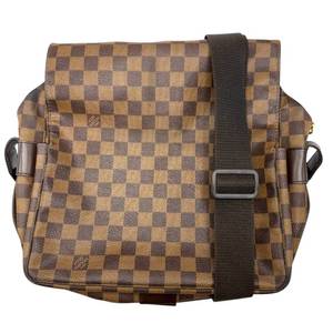 lot 0A image: Louis Vuitton Damier Ebene Bastille Messenger Bag Pre-Owned Retail $1,500