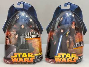 lot 3 image: STAR WARS Revenge Of The Sith Action Figures (New Old Stock)