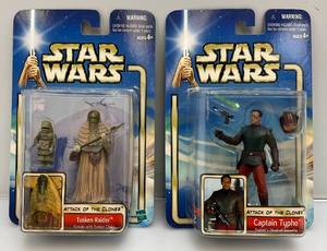 lot 20 image: STAR WARS Attack Of The Clones Action Figures (New Old Stock)