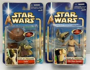 lot 24 image: STAR WARS Attack Of The Clones Action Figures (New Old Stock)