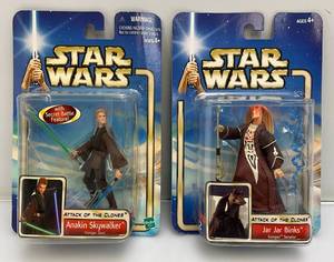 lot 25 image: STAR WARS Attack Of The Clones Action Figures (New Old Stock)