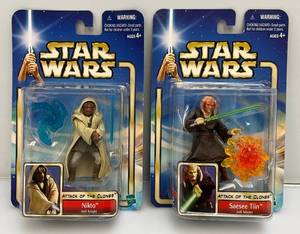 lot 26 image: STAR WARS Attack Of The Clones Action Figures (New Old Stock)
