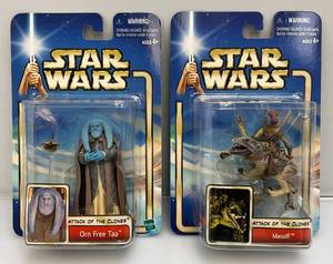 lot 31 image: STAR WARS Attack Of The Clones Action Figures (New Old Stock)