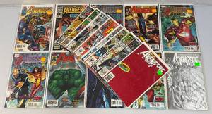 lot 95 image: Misc. Comics Including 65 Cent AVENGERS And More (Bagged And Boarded)
