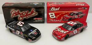 lot 129 image: Vintage Collectible 124 Scale Die Cast NASCAR DALE EARNHARDT JR. #3 & #8 Cars In Original Boxes