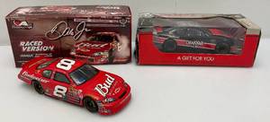 lot 131 image: Vintage Collectible 124 Scale Die Cast NASCAR DALE EARNHARDT JR. #8 Car And DRAKKAR DOIR Car In Original Boxes