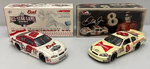 lot 132 image: Vintage Collectible 124 Scale Die Cast NASCAR DALE EARNHARDT JR. #8 Cars In Original Boxes