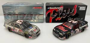 lot 138 image: Vintage Collectible 124 Scale Die Cast NASCAR DALE EARNHARDT #3 Cars Including One Clear Car In Original Boxes