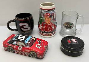 lot 175 image: Collectible Dale Earnhardt & Earnhardt Jr. Mugs And More