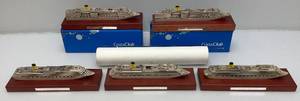 lot 188 image: Vintage Costa Club Miniature Cruise Ship Models On Wood Bases And More (Some In Origianl Boxes)