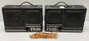 lot 247 image: Vintage Kraco Digital Effects 100W Speakers