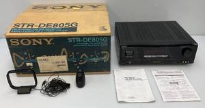 lot 249 image: Vintage Sony STR-DE805G Fm Stereo FMAM Receiver Inj Original Box