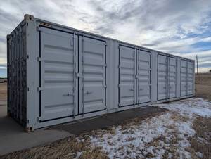 40' Long Multi-Door Shipping Container