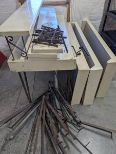 lot 29 image: Four Sol-O-Matic Fiberglass Laundry-Folding Tables