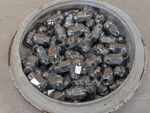 lot 36 image: Collection of Chrome Wheel Lug Nuts