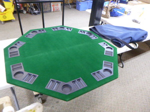 lot 37 image: Portable Poker Table Top