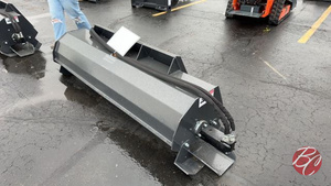 lot 15 image: Wolverine TL-12-72W Skid Steer Tiller Attachment