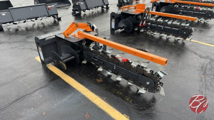 lot 38 image: Wolverine TCR-12-48H Skid Steer Trencher