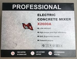 lot 168 image: Professional Electric X2600A Concrete Mixer