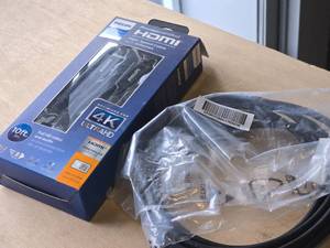 lot 450 image: Phillips Premium Certified 4K UltraHD High-Speed 10 HDMI Cables and One HDMI Cable (unknown length)