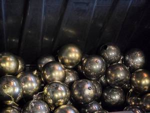 lot 497 image: Lot of (35) 4 Christmas Ball Ornaments