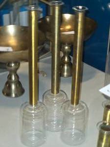 lot 560 image: Lot of (3) Bud Vase - Zoya by Accent Dcor 2 34 x 12 12