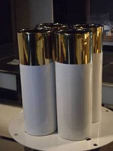 lot 504 image: Lot of (4) Ceramic Table Vase 4 x 12